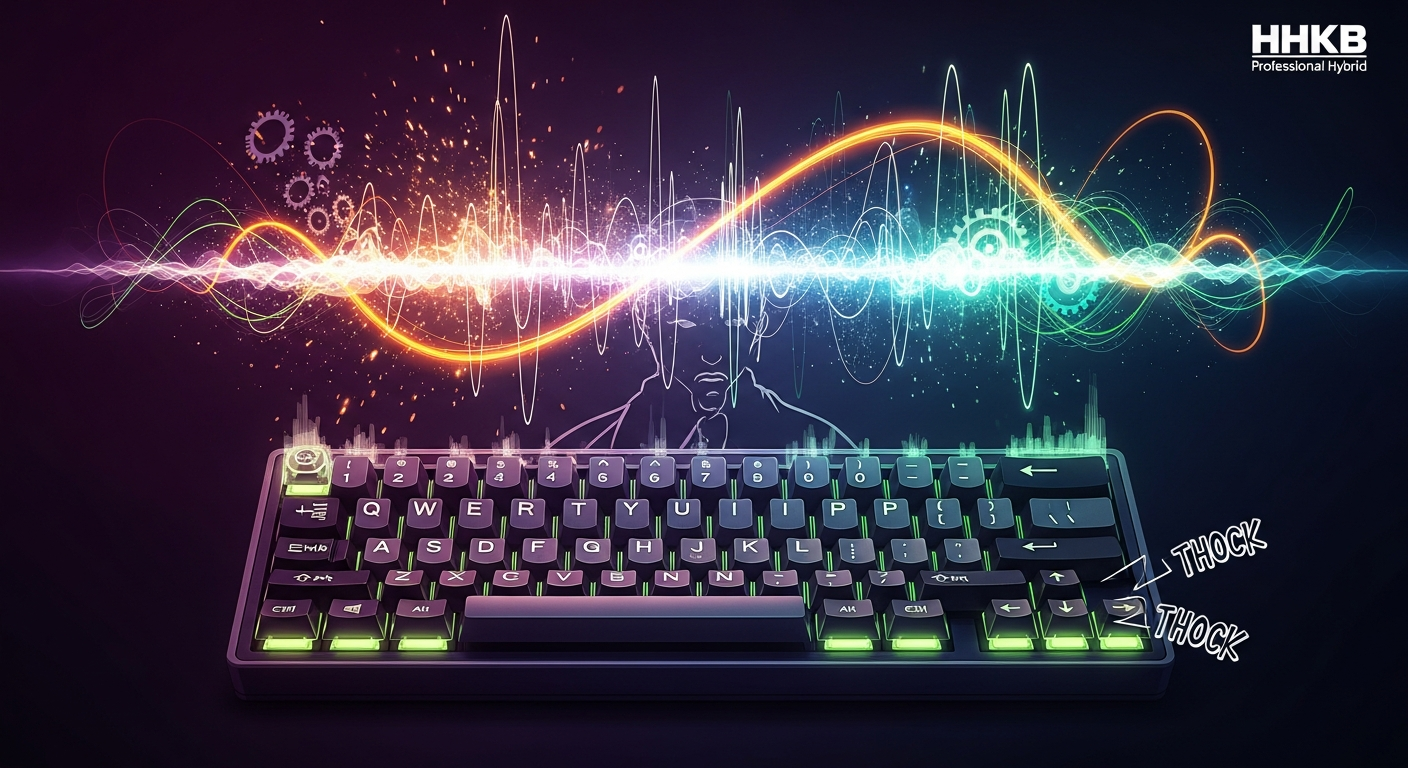 HHKB Professional Hybridで極める「尊師スタイル」：あえての打鍵音が